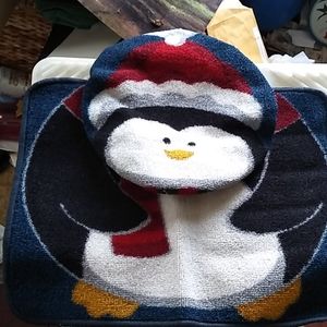Penguin Toilet Cover & Rug